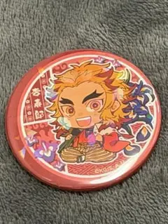 【匿名配送】鬼滅の刃 トレーディングホログラム缶バッジ 誕生花 煉獄杏寿郎