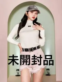 新品 未開封品 Darich プレートカラーリブニットトップス