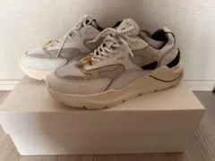 連休中値下げ⭐︎DATE FUGA ホワイト スニーカー 36