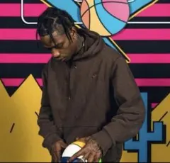 NIKE 00s フーディ チョコレートブラウン Travis Scott着用のサムネイル