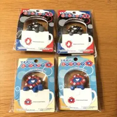 大阪関西万博　フチのりミャクミャク　「つかまり」　「のりこえ」　赤・黒4個セット