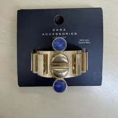 ZARA ゴールドブルーバングル 17cm〜18cmのサムネイル