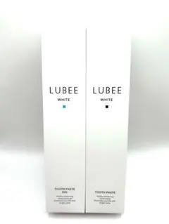 新品　LUBEE 歯磨き粉×2本 ホワイト二ング
