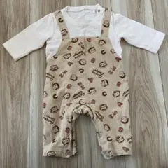 おさるのジョージ　ロンパース 70cm