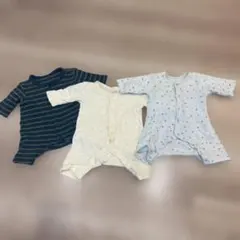 【ベルメゾン】ロンパース・カバーオール 3点セット