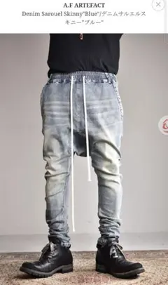 A.F ARTEFACT リネン サルエルハーフパンツ ネイビー サイズ2 - メルカリ