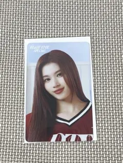 TWICE オフラインくじ READY TO BE クリアトレカ　サナ　参加賞