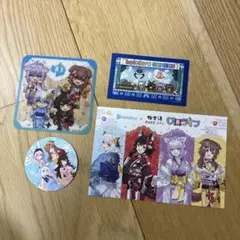 極楽湯　ホロライブ　ゲーマーズ　ポストカード　ステッカー　クリアカード　タグ