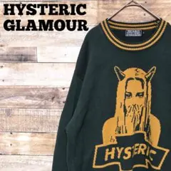 【美品L】HYSTERIC GLAMOUR ニットセーター デビルガール ヒス