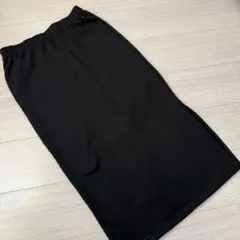 新品/アクアガレージ　裏起毛スリットスカート