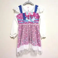ひみつのアイプリ　キッズ　ワンピース　130