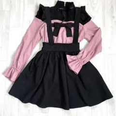 アンクルージュ　3店点セット　リボンハーネス　ギャザースカート　トップス2枚