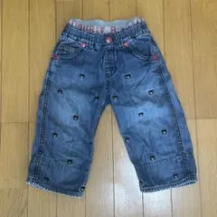 DOUBLE.B デニムハーフパンツ 120cm