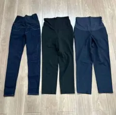 ユニクロ UNIQLO マタニティ パンツ デニム 3枚セット