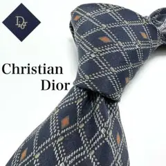 【極美品】Christian Dior ネクタイ 綺麗め 格子 希少品 オシャレ