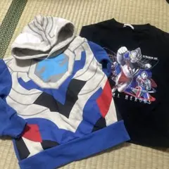 ウルトラマン フード付き長袖カットソー 110cm