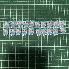 ネイパ 透明水色キティーネイルパーツ20個　ハローキティ　全身 キティちゃんのサムネイル