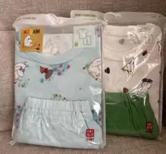 ユニクロ　半袖パジャマ　110cm 　ムーミン　 ミッフィー miffy