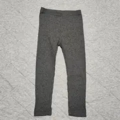 新品 リブレギンス グレー 90