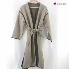 As Know As ベルト付きガウンコート Mサイズ レディース ベージュ系