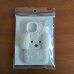 iPhoneケース 14/15 対応 ふわふわ　犬　アフタヌーンティーのサムネイル