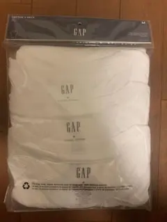 GAP コットン Vネック Tシャツ 3パック Mサイズ