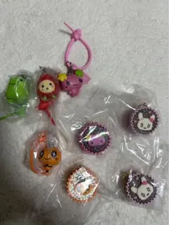 たまごっち　カラフルマルチチャーム　手作りおやつチャーム　8個セット　くちぱっち