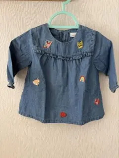next baby 3month デニム　ベビーベビー服　春
