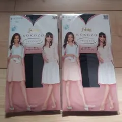 KOKOZO ナチュラルタイプ ストッキング 2パック M-Lブラック