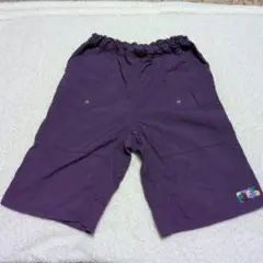 美品　紫色ハーフパンツ ポケット付き
