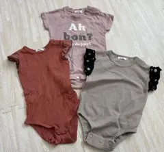 ペアマノン　半袖ロンパース　70サイズ80サイズ