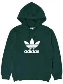 adidas Originals トレフォイル パーカー ダークグリーンのサムネイル