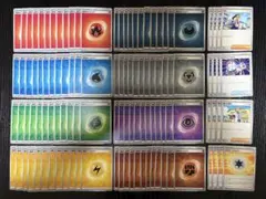 ポケモンカード　基本エネルギー　各12枚　まとめ売り　トレーナーズ付き グッズのサムネイル