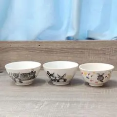 わちふぃーるど ダヤン マーシィ 一膳茶碗 非売品 ノベルティ 3点セット レアのサムネイル