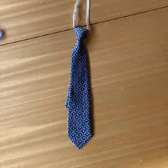 ネイビー ロゴ入り キッズ ネクタイ
