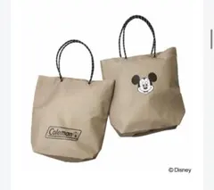 otona MUSE コールマン／ミッキーマウス 両A面トートバッグ