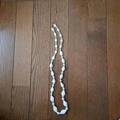 ネックレス②　ロング　ホワイト　パール