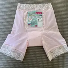 Mサイズ/ピンク/綿ストレッチ/3分丈/失禁/安心ショーツ/約60ccまで対応/