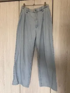 UNIQLO ドレープデニムタックパンツ