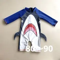 サメデザイン 水着 ラッシュガード 80〜90サイズ