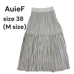 AuieF ティアードプリーツロングスカート　レディース　38 M 2537のサムネイル