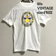 80sヴィンテージ キョーレピオン 企業Tシャツ シングルステッチ フリーサイズ