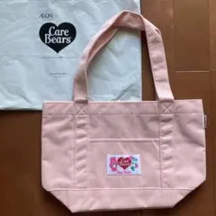 【未使用品】イオン×ケアベア　コーデュロイバッグ