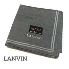 未使用！ランバン コレクション コットン ハンカチ メンズ ユニセックス