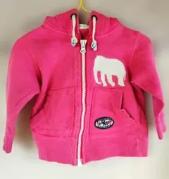 BEAMS mini フード付きパーカー 06 ピンク