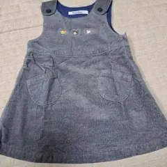 familiarジャンパースカート　コーデュロイ