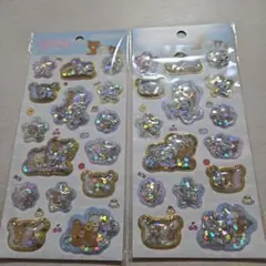 リラックマ　キラッとぷくぷくエアーシール2個セット　サンエックス正規品