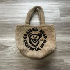 Grateful Dead ボア トートバッグ ベージュ