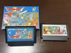 ファミコンソフト-ドラゴンクエスト Ⅱ＆Ⅳセット