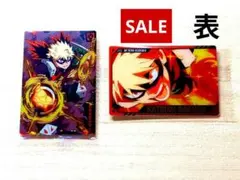 爆豪勝己 ヒロアカウェハース4 レアカード1枚 ノーマルカード1枚